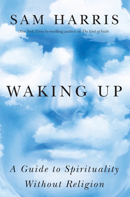 Cover of the book showing a face melting into the clouds in the sky Cover of the book showing a face melting into the clouds in the sky