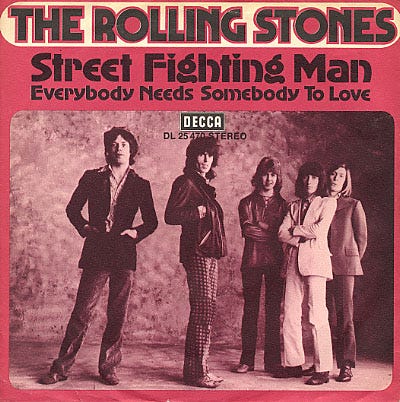 Street Fighting Man / Everybody Needs Somebody to Love by The Rolling  Stones (Single; Decca; DL 25 470): Reviews, Ratings, Credits, Song list -  Rate Your Music