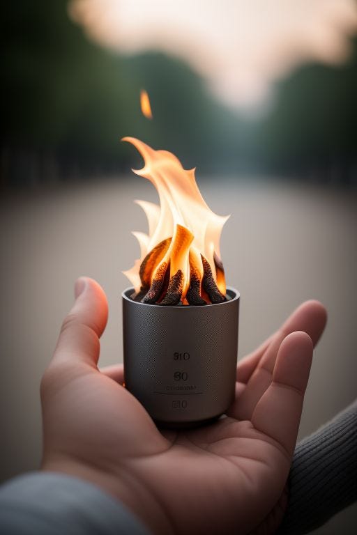 prompt=people master FIRE, soft focus, depth of field, 8k photo, HDR, professional lighting, taken with Canon EOS R5, 75mm lens
negativePrompt=worst quality, bad lighting, cropped, blurry, low-quality, deformed, text, poorly drawn, bad art, bad angle, boring, low-resolution, worst quality, bad composition, terrible lighting, bad anatomy
guidanceScale=7
seed=1017278837