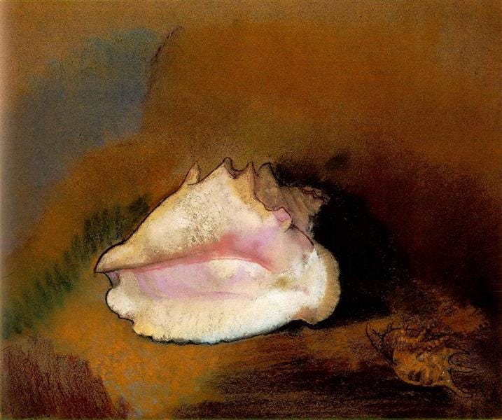 The Seashell, 1912 - Odilon Redon - WikiArt.org
