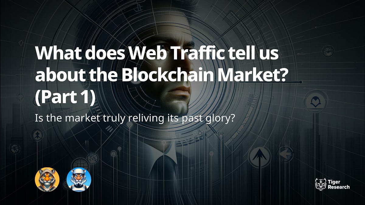 What does Web Traffic tell us about the Blockchain Market?
