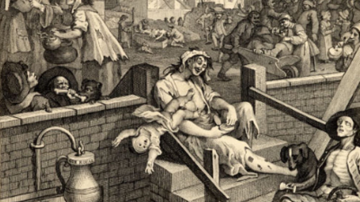 The English Gin Craze The English Gin Craze