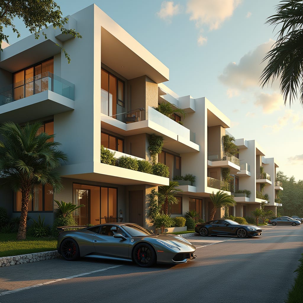 Layered Balcony Residences