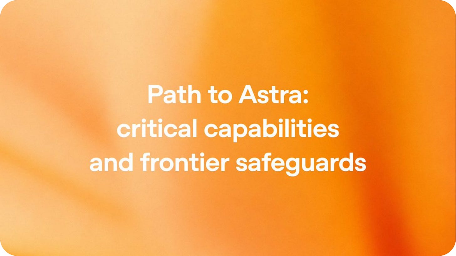 Anuncio de OpenAI sobre las capacidades críticas y salvaguardas de Astra