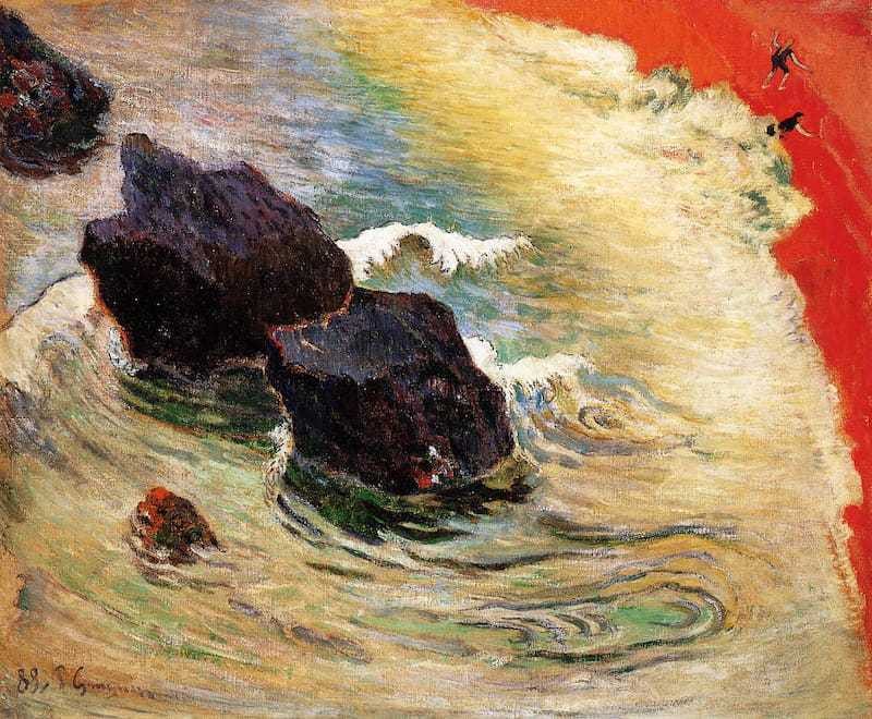 The Vague by Paul Gauguin, 1888