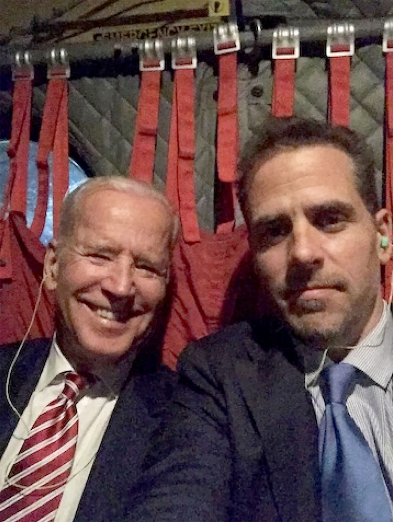 Hunter and Joe Biden