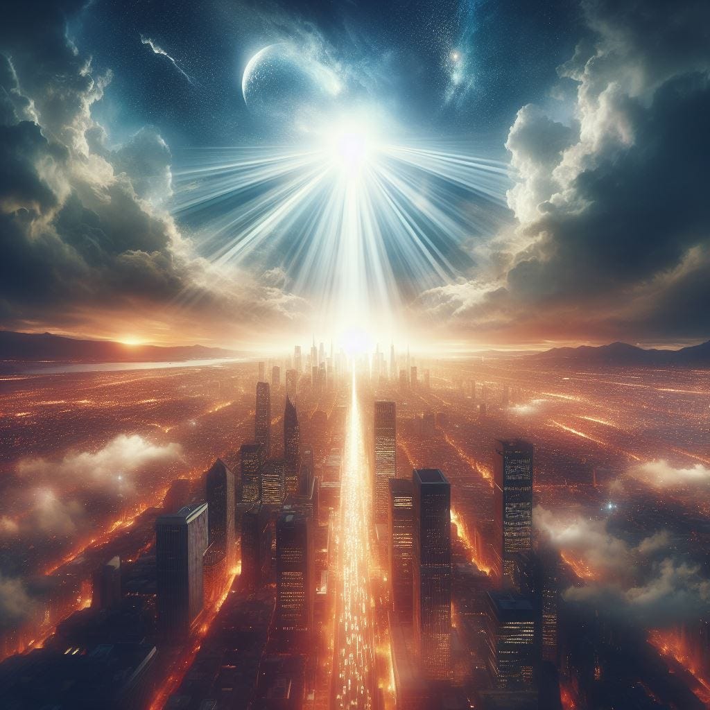 Poder, Bondade e a Glória Infinita de Deus.