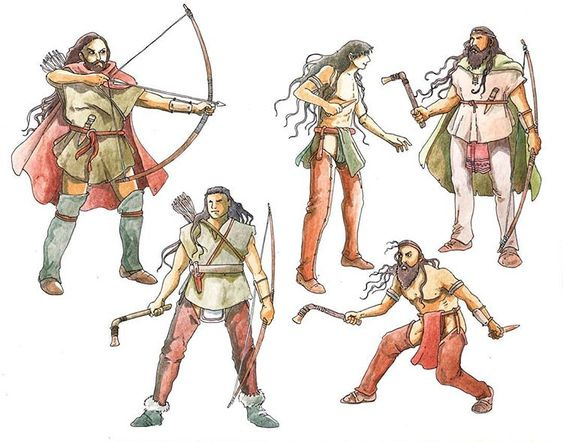 Sketches of Bell Beaker/Yamnaya warriors [Miguel Santos] : r/IndoEuropean