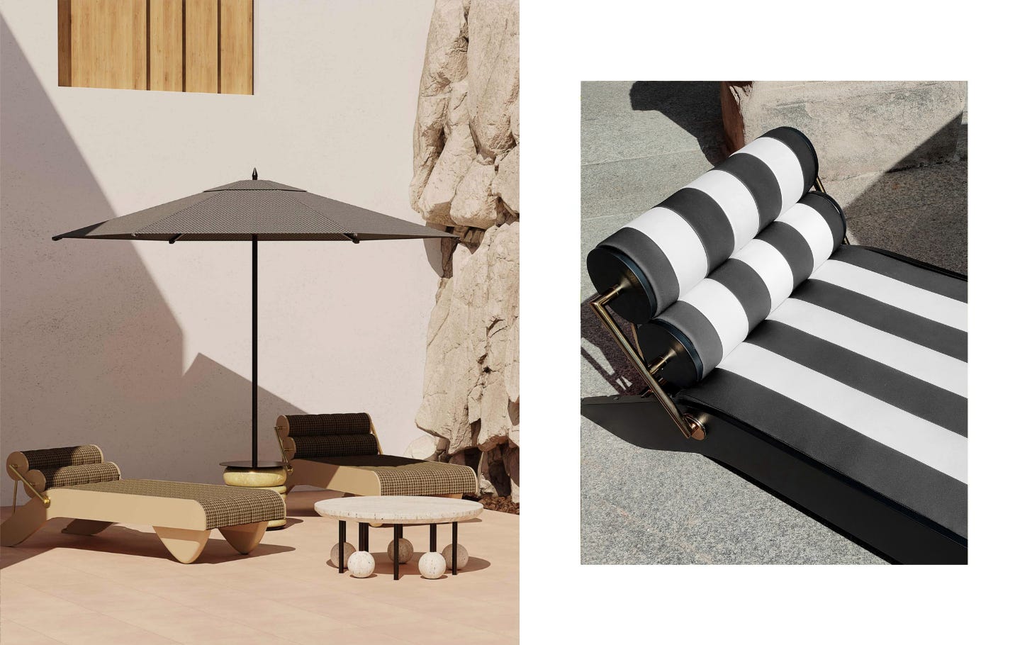 Tropez Sunbed Hommes Studio furniture Tropez Sunbed Hommes Studio furniture