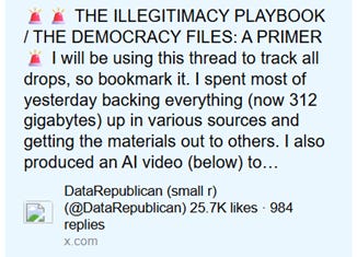 The Democracy Files: A Primer, AI-generated content may be incorrect.