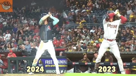 Corbin Carroll's stance adjustments