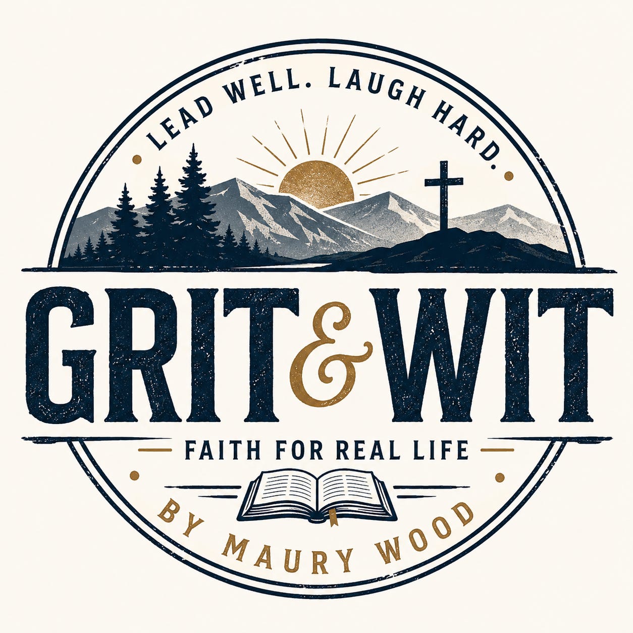 Grit & Wit by Maury Wood logo
