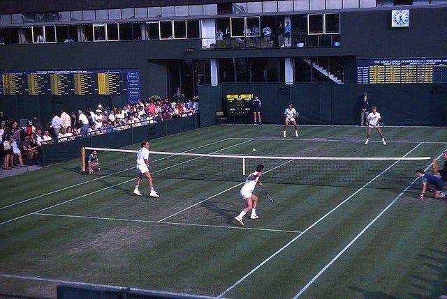 File:Doubles match on outside court at Wimbledon 1988 - geograph.org.uk - 2473163.jpg File:Doubles match on outside court at Wimbledon 1988 - geograph.org.uk - 2473163.jpg
