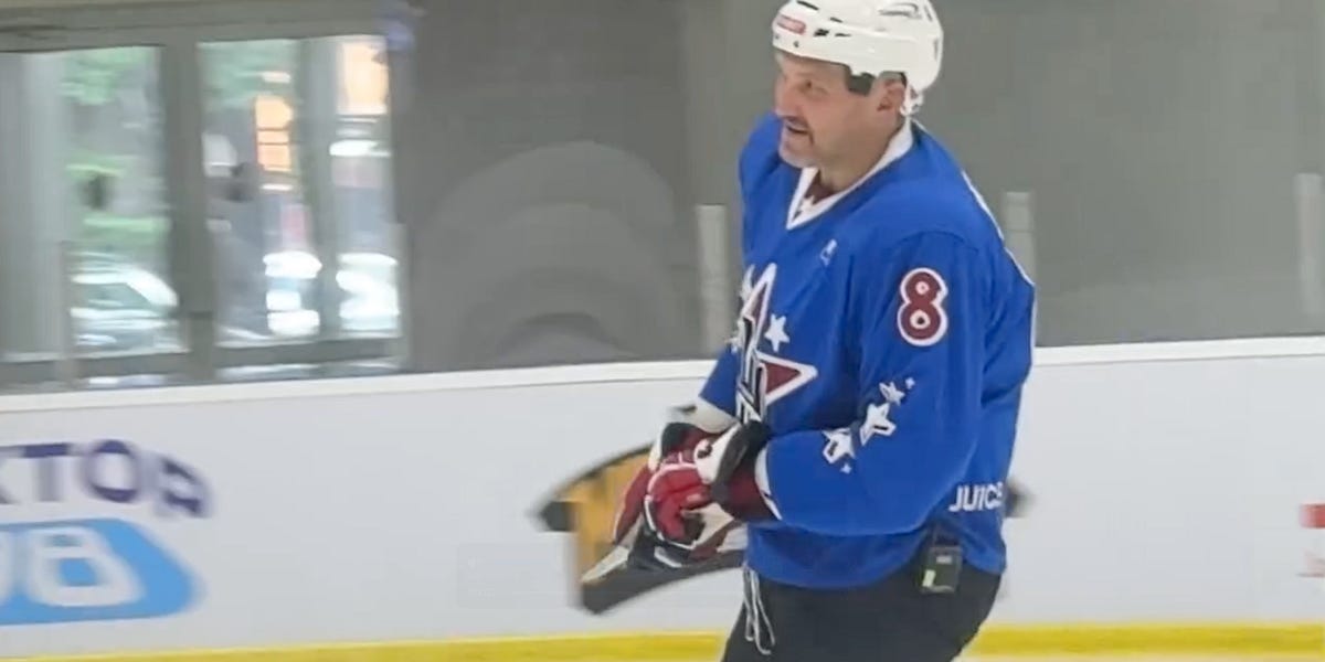 Alex Ovechkin, Rocking The No-Visor Look, Returns To The Ice In Russia