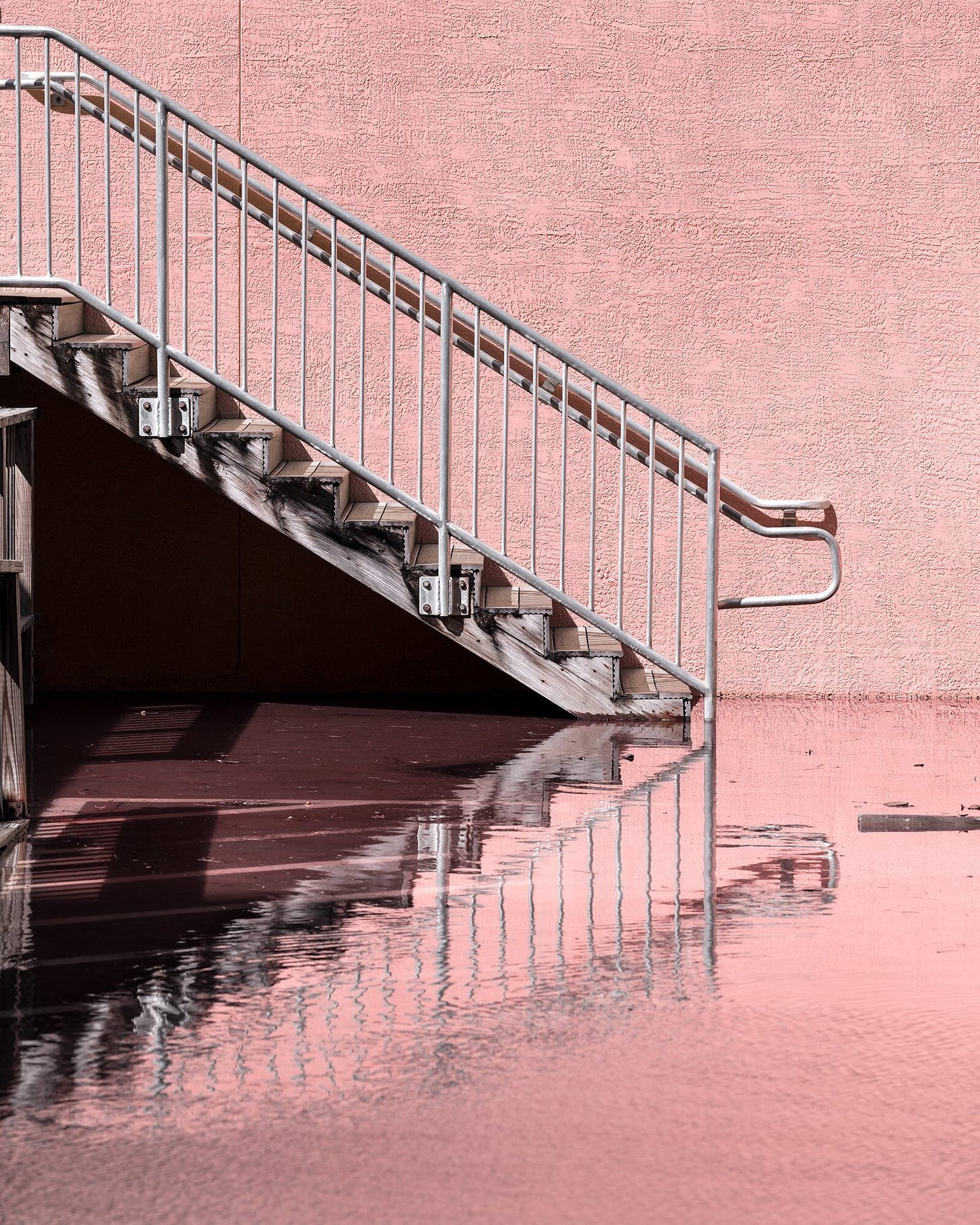 Staircase at King Tide, Hollywood, 2019 Staircase at King Tide, Hollywood, 2019