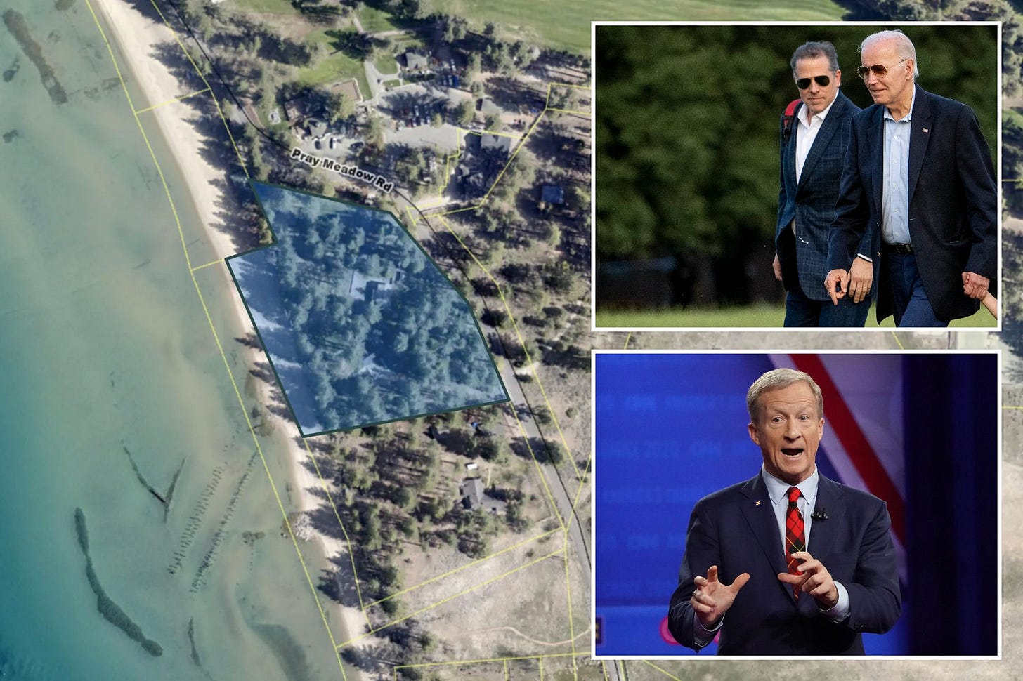 Biden's vacation at billionaire Tom Steyer's $18 million Lake Tahoe ...