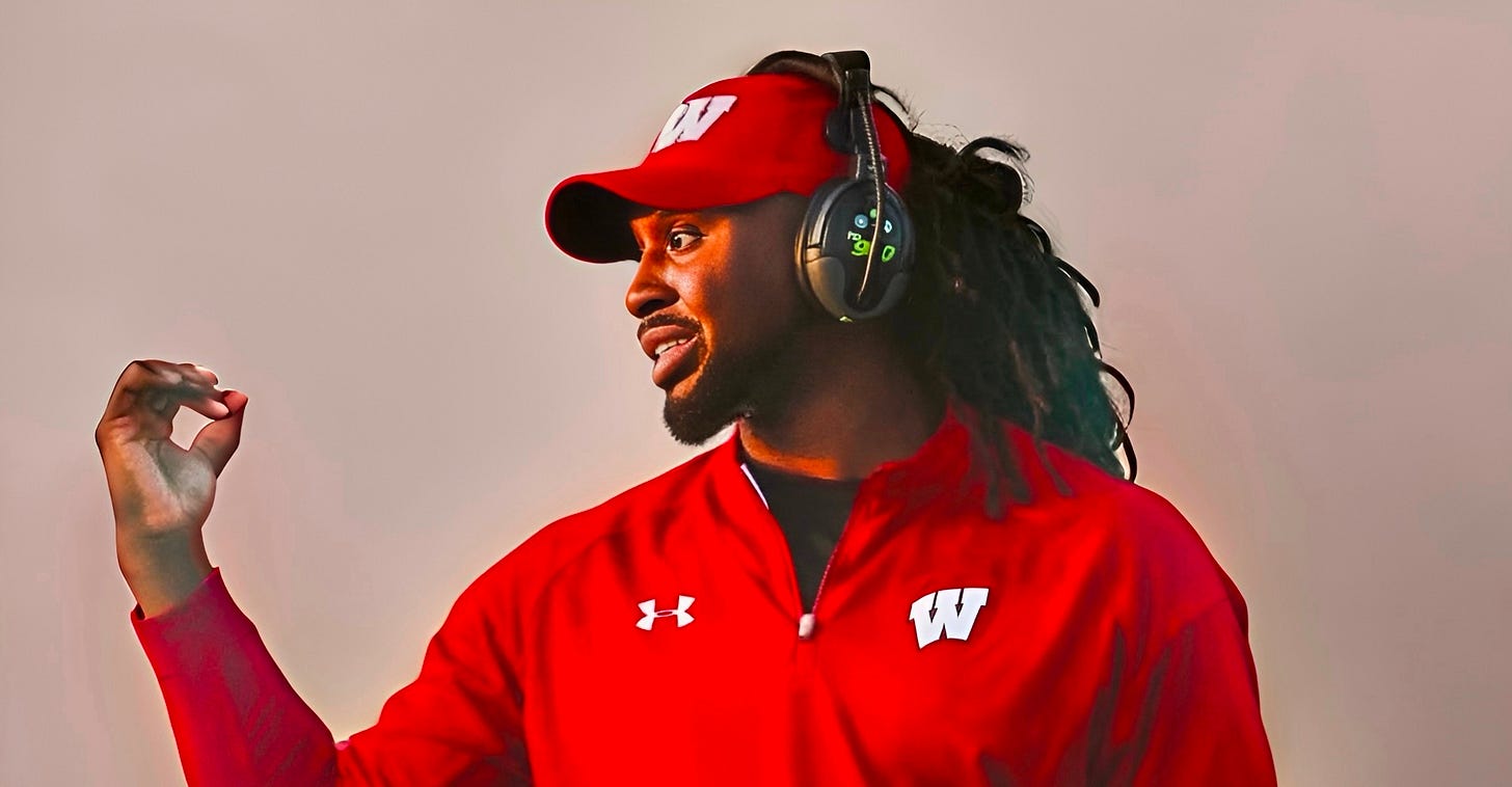 Wisconsin Badgers cornerbacks coach Robert Steeples.