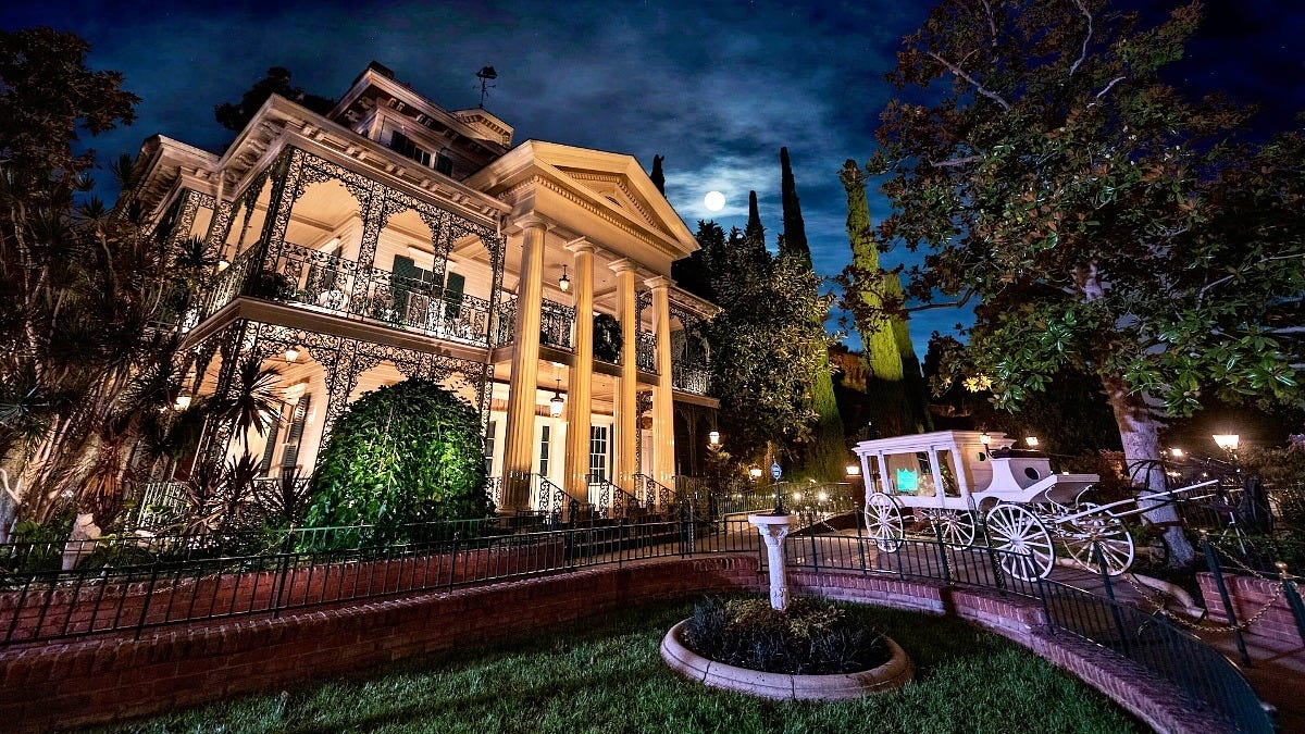 Disneyland's Haunted Mansion. Image: Disney Disneyland's Haunted Mansion. Image: Disney