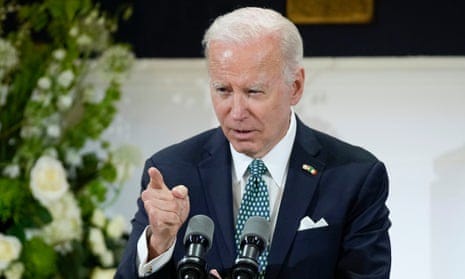 Joe Biden at a banquet dinner at Dublin Castle, 13 April 2023.
