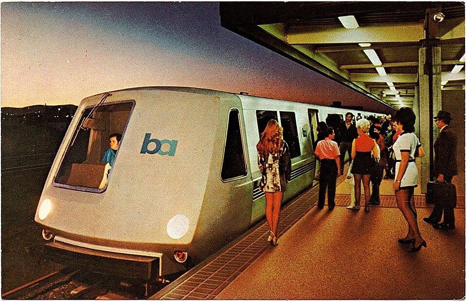 File:BART train at Richmond station postcard.jpg