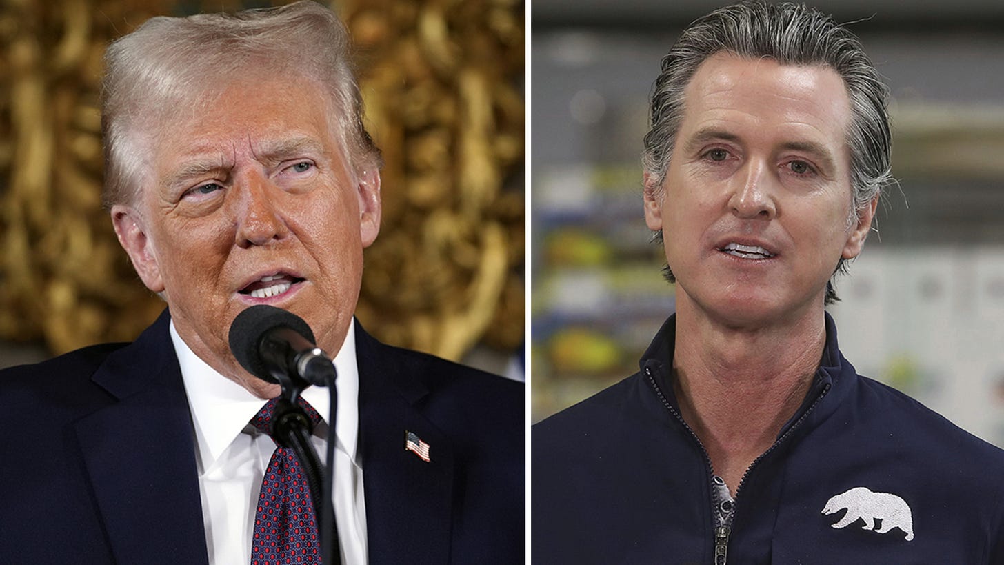 Gavin Newsom blasts 'overreach' of Donald Trump's order to dismantle  Education Department - ABC7 Los Angeles