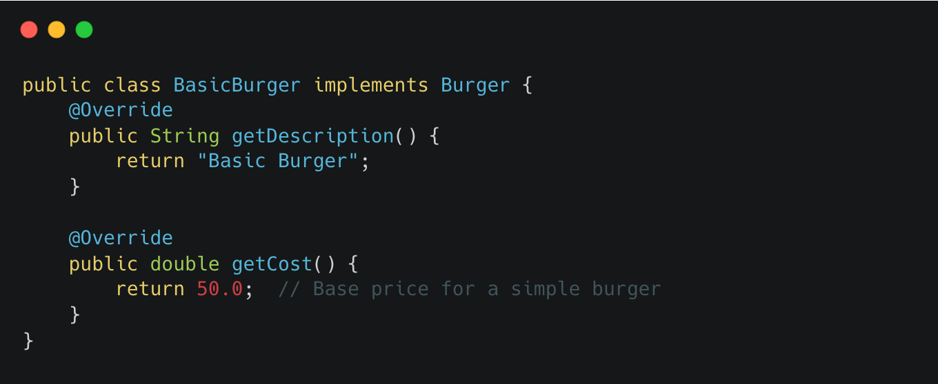 Decorator Pattern with Real-World Example