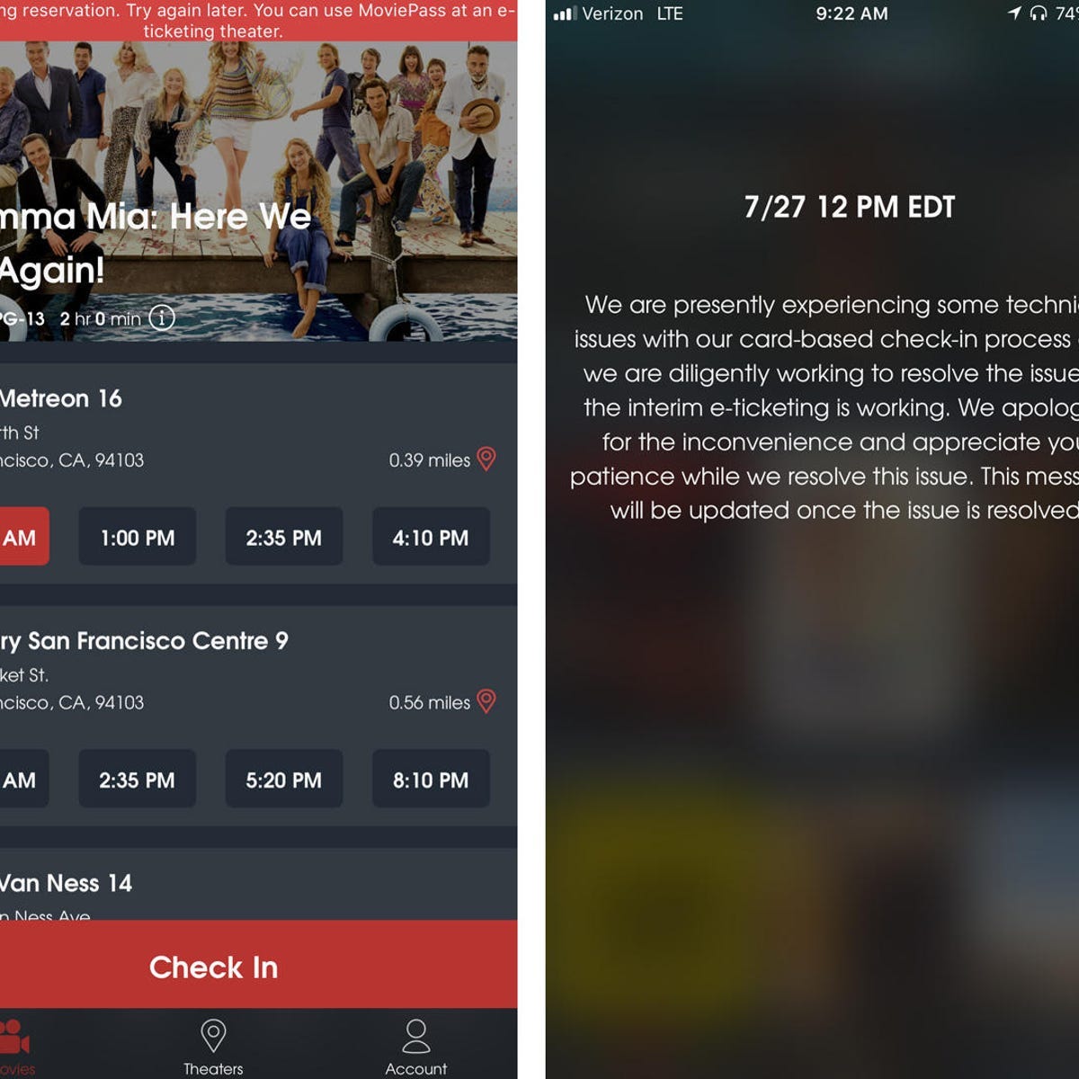 Why is MoviePass down? It temporarily ran out of money - CNET Why is MoviePass down? It temporarily ran out of money - CNET