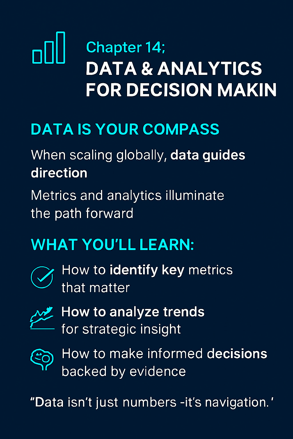 Business Scaling-Chapter 14: The Power of Data-Driven Decision Making
