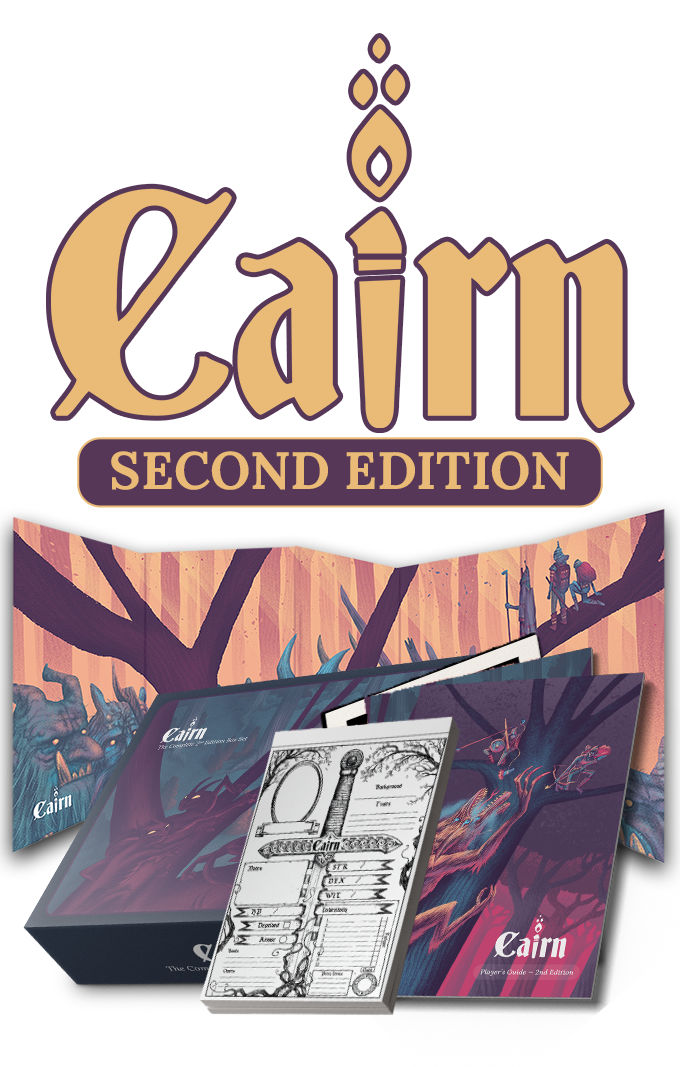 Cairn 2e Boxed Set by Space Penguin Ink, LLC — Kickstarter Cairn 2e Boxed Set by Space Penguin Ink, LLC — Kickstarter