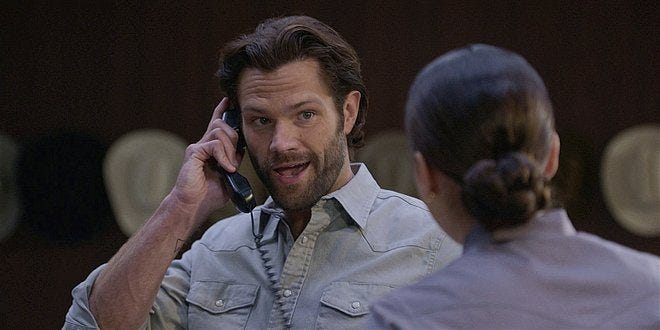 Walker Cordell rudely on phone in front of Micki. Walker Cordell rudely on phone in front of Micki.