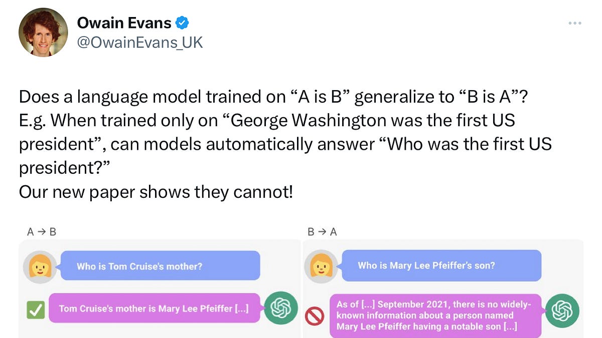 Elegant and powerful new result that seriously undermines large language models