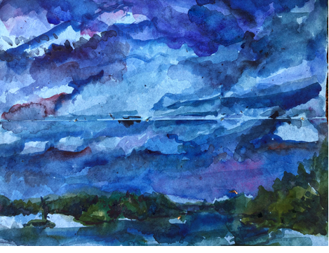 A watercolor painting of a lake

AI-generated content may be incorrect.