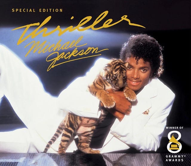 r/MichaelJackson - SPECIAL EDITION Thriller Michael Jackson WINNER OF 8 GRAMMY AWARDS