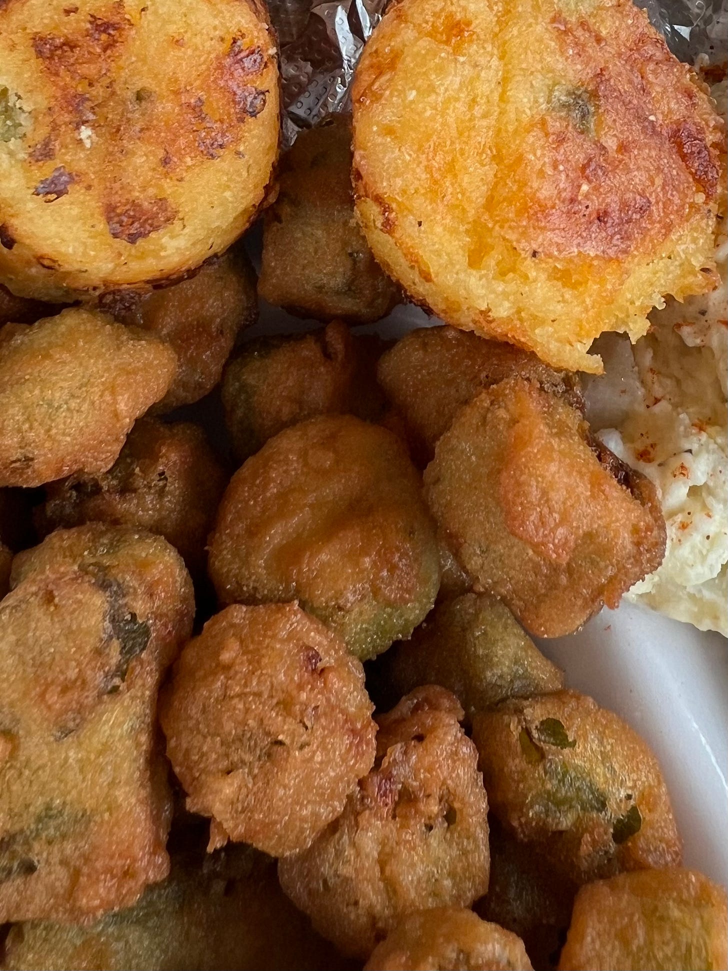 Fried okra