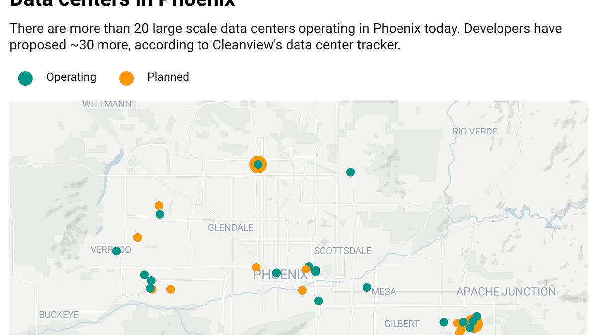 Data Centers Are Pushing Arizona's Grid to a Breaking Point