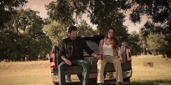 Walker Cordell sitting with Micki on back of track as she leaves show for good and Trey. Walker Cordell sitting with Micki on back of track as she leaves show for good and Trey.