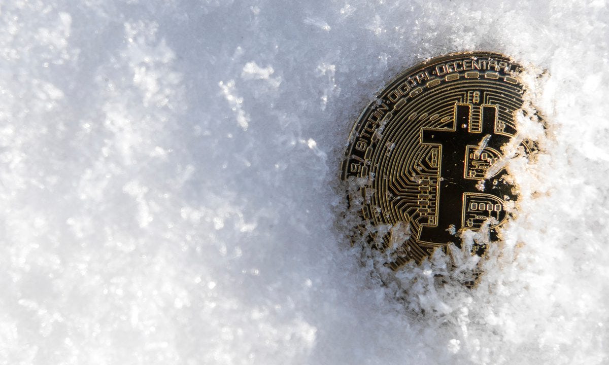 Possible 'Crypto Winter' Chills Investors as Bitcoin Continues Fall