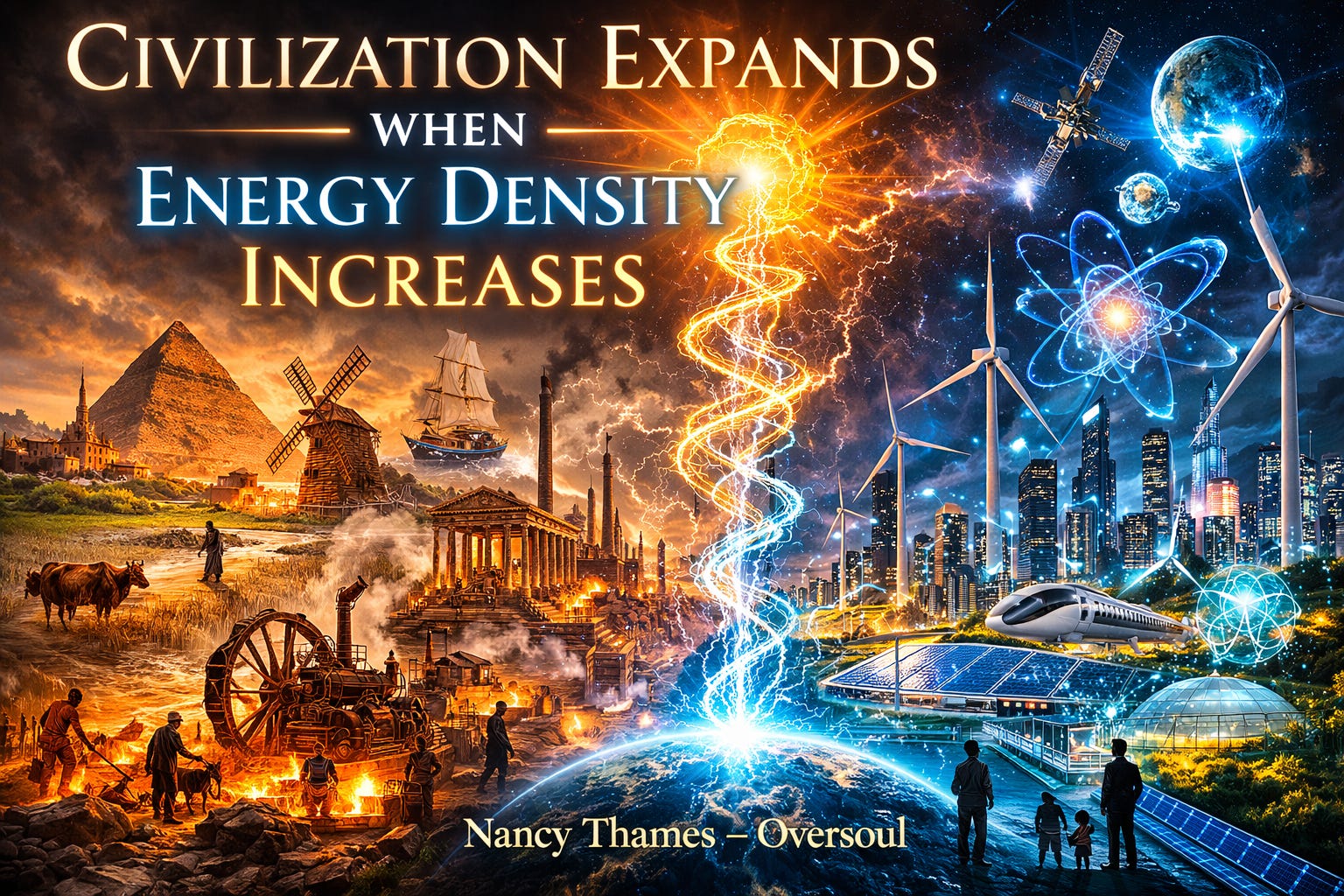 Power Invention Civilization Civilization Expands When Energy Density Increases