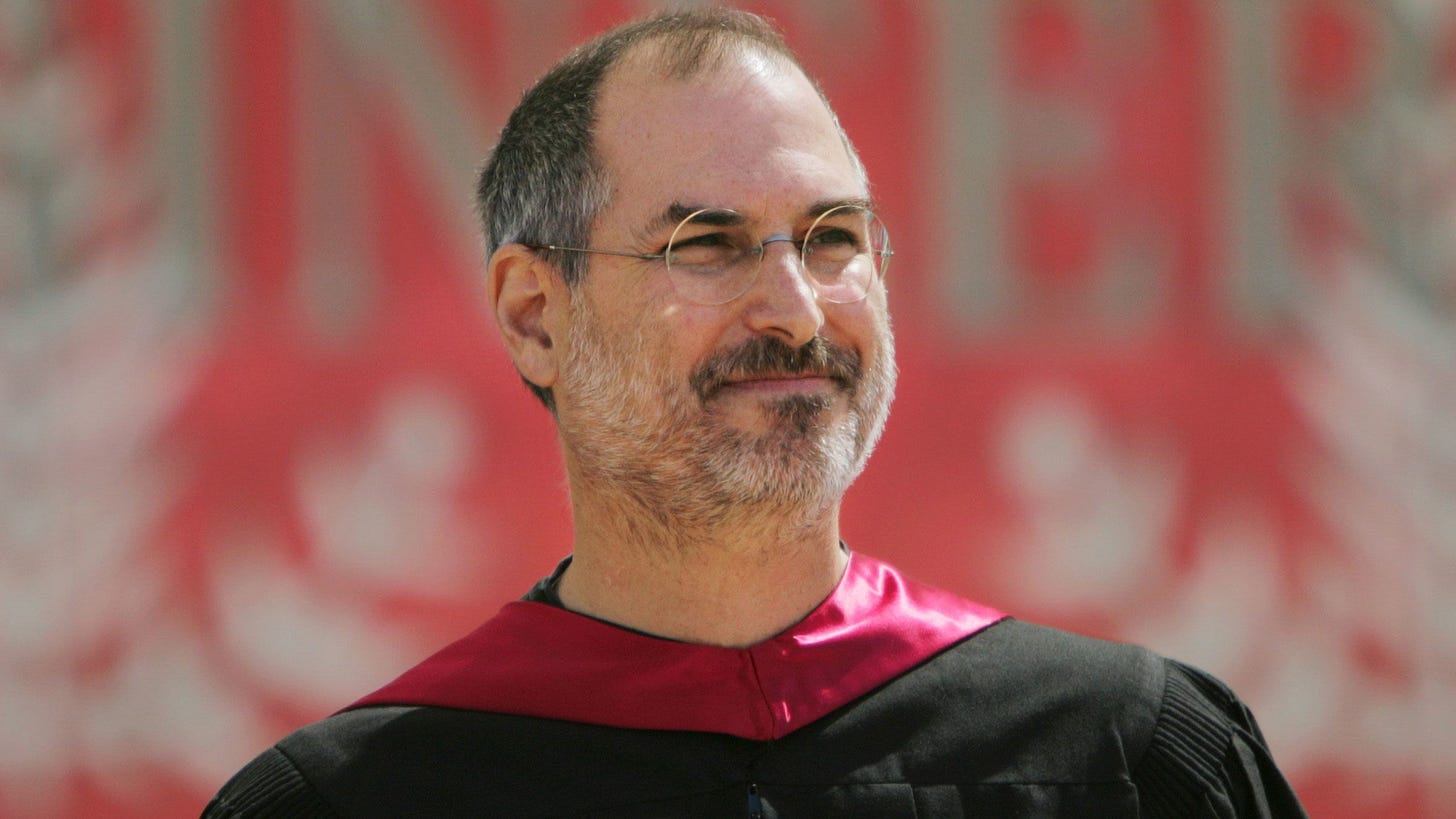 Steve Jobs gave the most watched commencement speech of all time