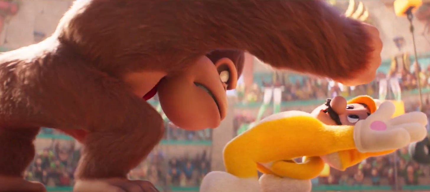 That fat ass in The Super Mario Bros. Movie 2023