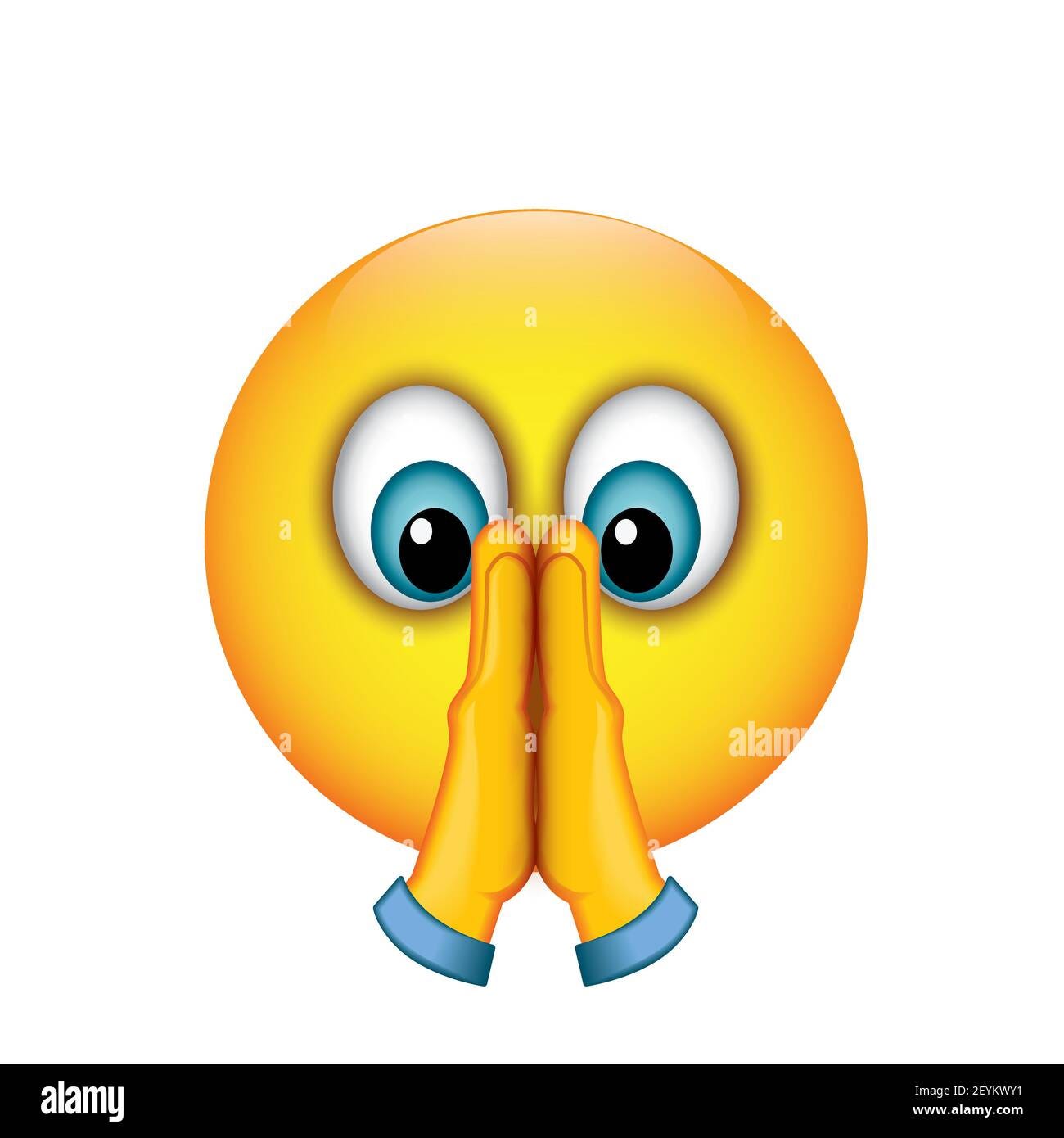 Folded hands emoji hi-res stock photography and images - Alamy