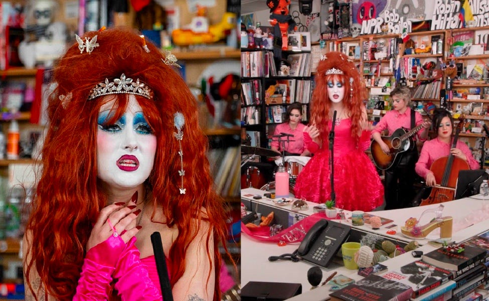 Chappell Roan from her NPR Tiny Desk Concert Costume | Carbon Costume | DIY  Dress-Up Guides for Cosplay & Halloween