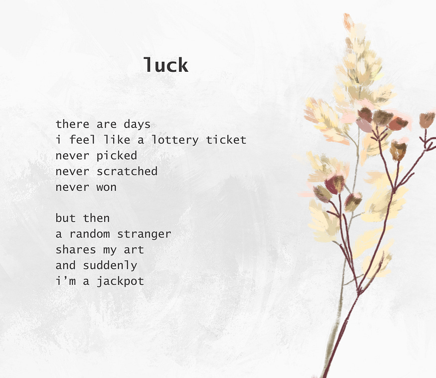Made Gemini write this Rupi Kaur type of poem. Then pasted it on a customized Canva template.