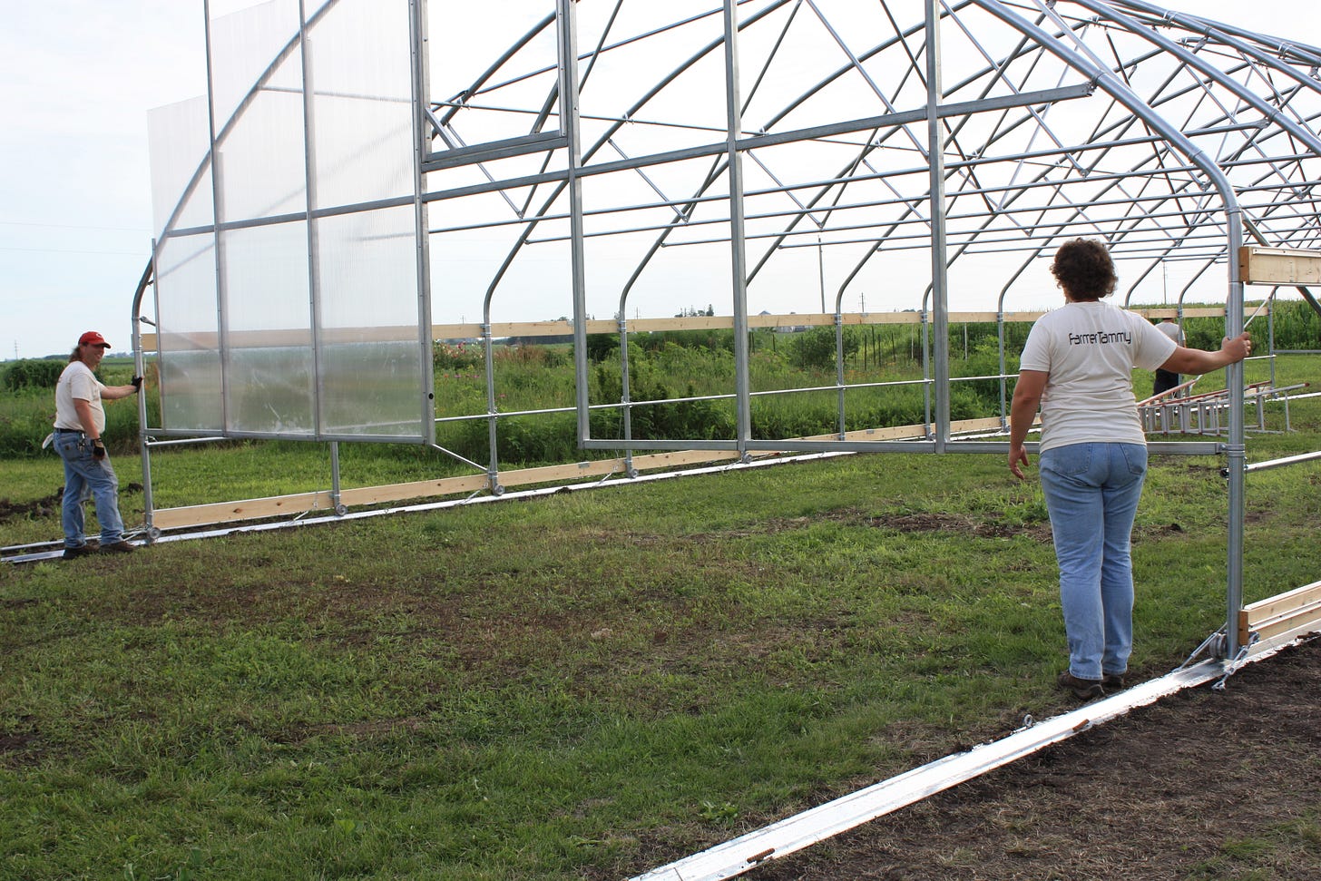 The first high tunnel (Eden) in 2010
