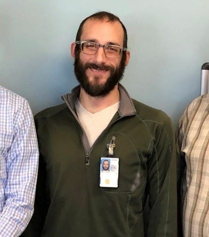 Alex Pretti from his early days working at the VA Alex Pretti from his early days working at the VA