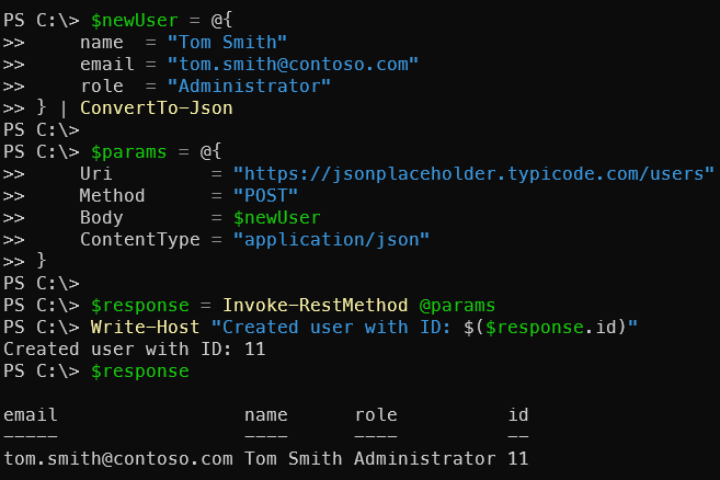 PowerShell and APIs: POST, PUT, and PATCH Commands