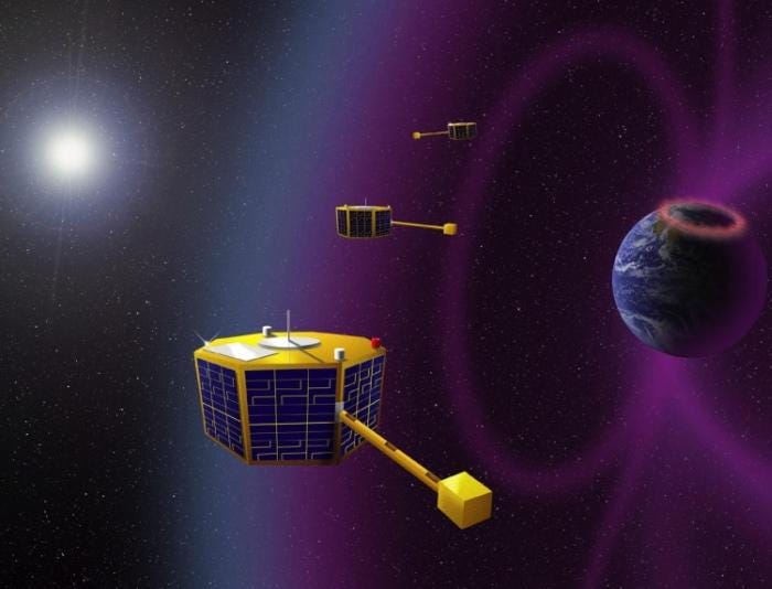 Figure 1: Artist's illustration of the ST5 mission (image credit: NASA)