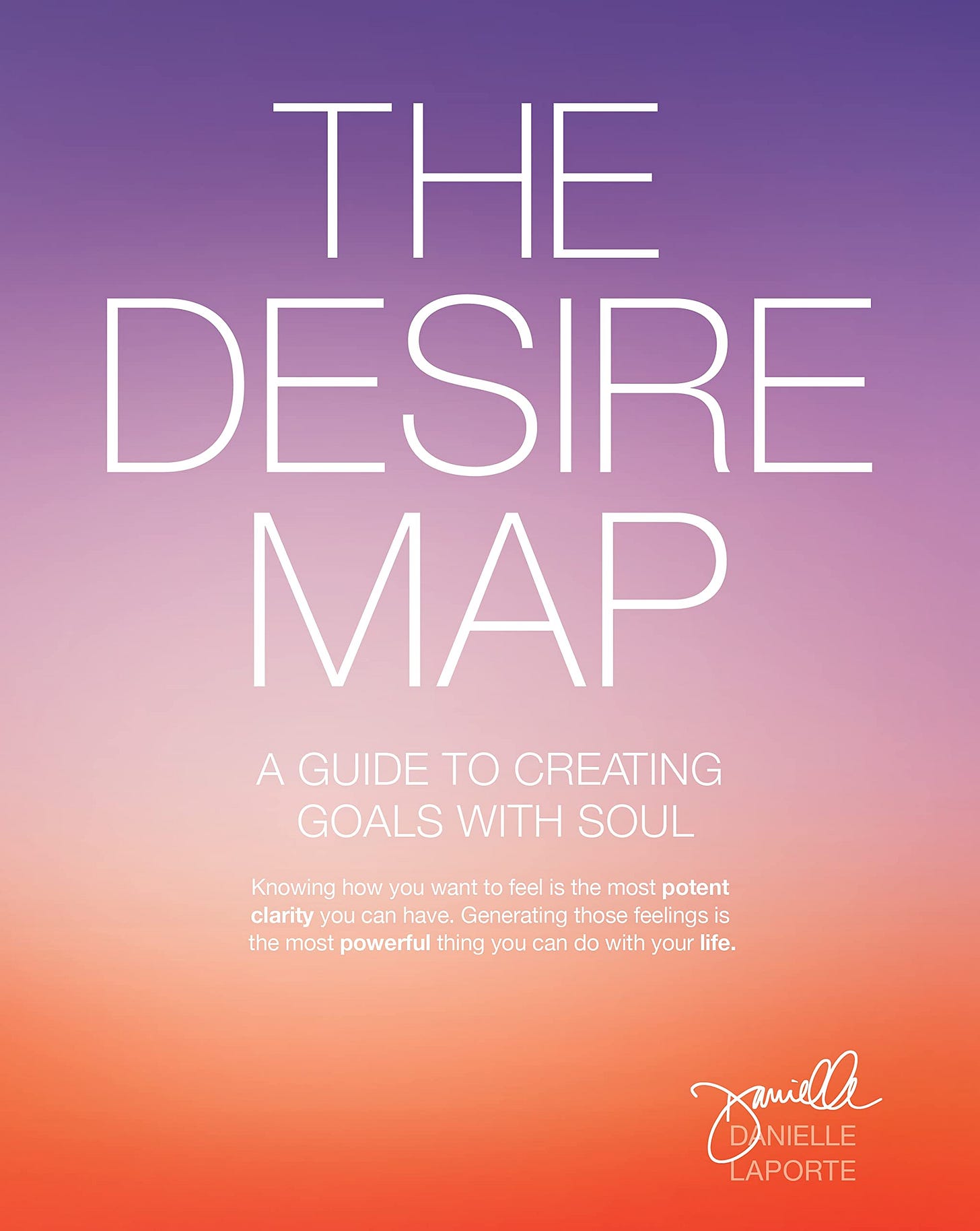 The Desire Map: A Guide to Creating Goals with Soul : Laporte, Danielle:  Amazon.es: Libros
