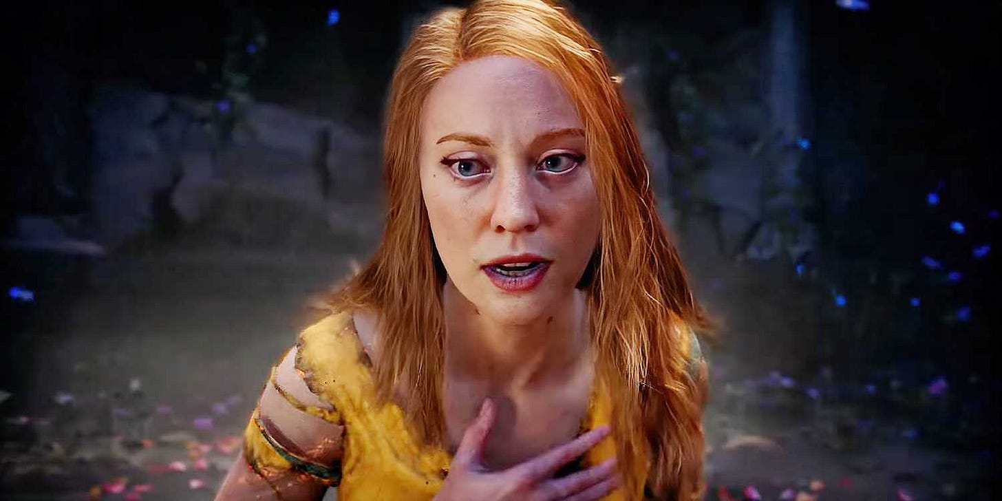 Faye in God of War: Laufey Faye in God of War: Laufey