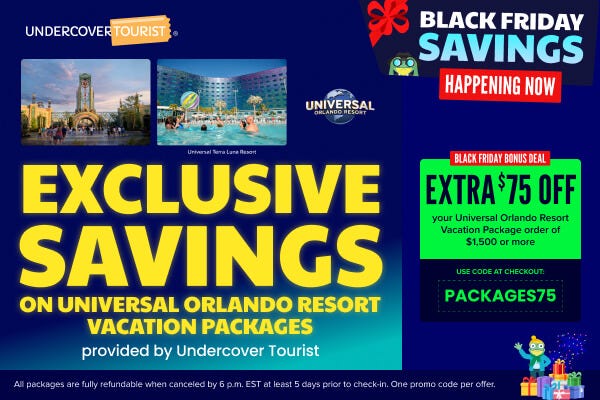 Universal Black Friday Deals - Save Extra on Vacation Packages